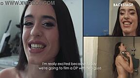 Briseida Myers takes rough BBC DP with pee