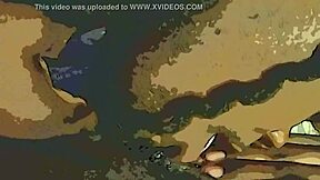 Ebony Dildo Tongue Tag Team On Wet Pussy