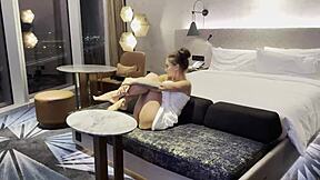 Monika Fox Goes Wild Solo with Squirting in Hotel Shower