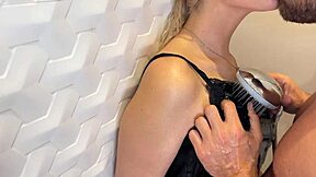 Double Blowjob Contrasts With Innocent Pajama Photoshoot In POV View