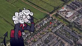 The office lady works hard