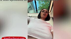 Busty French Sexy Babe Eve Sweet Selfie Hairdresser Roleplay Titty Games