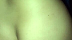 Blonde Latina Babe Gets Cum on Ass in Bed Sideways Fuck