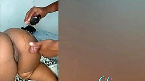 Getting A Blowjob While Eating A Midget On All Fours