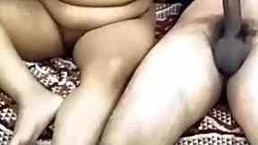 beautiful indian couple has romantic sex