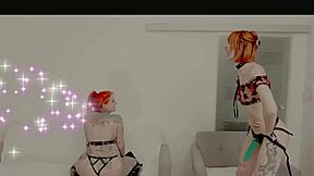 Pixie pink and alexxa vice in 3 on 1