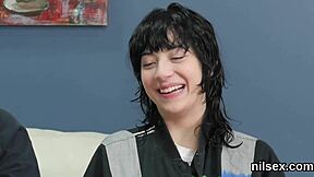 Naughty cutie is brought in butthole asylum for painful therapy