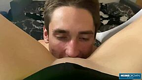 Blonde teen enjoys naughty adventure with lover