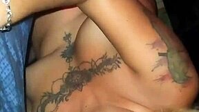 Horny Mexican prostitute groped and sucks dick at glory hole