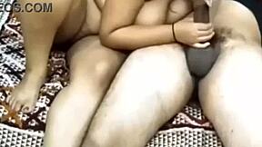 beautiful indian couple has romantic sex