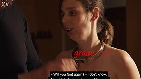 Hey, that pussy's getting punished brutally in bdsm with small tits