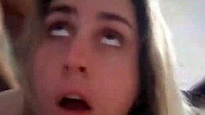 Natural tits bouncing while being fucked in doggy style