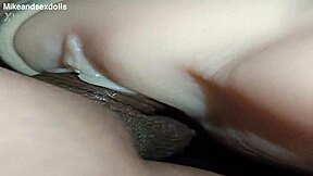 Trailer Candy in Beige Panty Gets Bent Over for Vaginal Sex