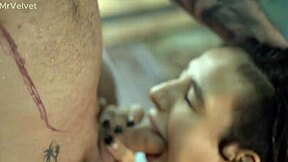 she gets her ass fucked hard