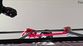 Bound Hooded MILF Slave Takes Monster Cock Down Throat With Gagging Moaning And Spit