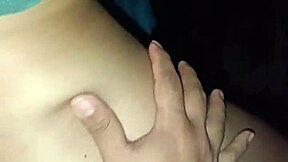 Blonde Latina Babe Gets Cum on Ass in Bed Sideways Fuck