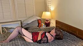 granny madame bijou enjoys a wild saturday night pounding with creampie