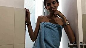 Stepsister finds me in bathroom