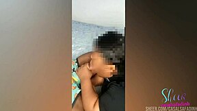 Getting A Blowjob While Eating A Midget On All Fours