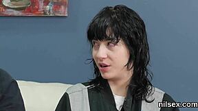 Naughty cutie is brought in butthole asylum for painful therapy