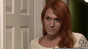 My shemale babe tugs cumshot.