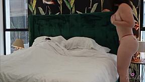 wow, sharing a bed with my hot stepmom!