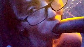 Sometimes she likes swallowing whole cock with balls 😏