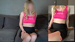 Blonde Teacher Flashes Hairy Pussy While Riding Dildo Outdoors