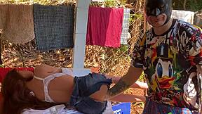 Brunette Sex Doll Enjoys Anal Assfucking with Toys and Masturbation