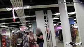 Exquisite Czech teen seduced in shopping centre, nailed in POV.