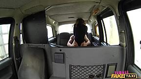 i'm the british milf in female fake taxi, giving a classy ride to my passenger