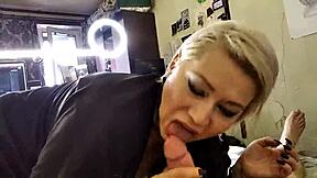 damn, married cocksucker queen aimee hot milf rules with juicy teasing