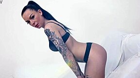 inga devil gets roughly gaped like a whore in double anal with facial