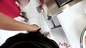 Getting Head From Big Tits Stepmom While Making Eggs