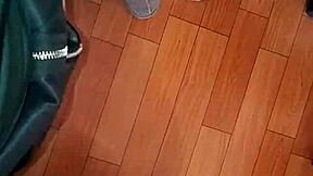 Three hot teachers in mini skirts masturbate after work, reaching orgasm in group!