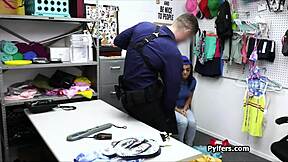 how deep can you throat my cock? sexy thief rides hard