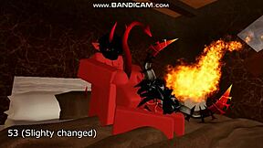 Check out more animations featuring a rich demon girl in Roblox