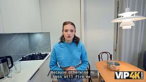 Russian college slut's first anal experience!