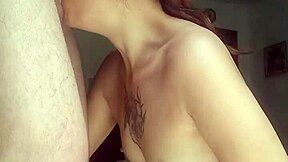 Can this hardcore uncut deep throat trained slut swallow it whole without wasting a drop?