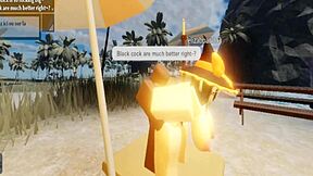 Robloxian Witch Takes a Hard Pounding from Black Stud