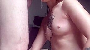 Can this hardcore uncut deep throat trained slut swallow it whole without wasting a drop?