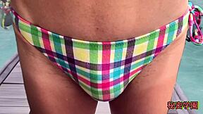 Did You Masturbate In A Sexy Bikini! Masturbation Handjob Ejaculation Pervert!