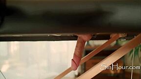 Perfect ebony tits and tiny wild girl save the couch humper, they say in the group threesome.