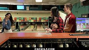 i used my girlfriend and her stepmom during bowling play