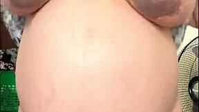 Man, this pregnant Arab wife's hairy and wild