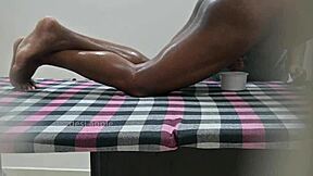 Hidden cam captures secret spa masturbation session in private room