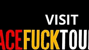 south african slut enjoys rough face fucking and sucking