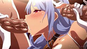 Cow Pekomama Theobrobine Enjoys Big Tits Handjob In Group 4some