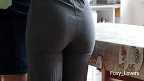 I Fuck College Roommate Hard On Kitchen Table