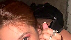 Getting slutted out on top of a building outdoors, 'do you like deepthroat?'